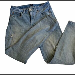 GAP curvy true skinny jeans distressed 6/28